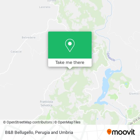 B&B Bellugello map