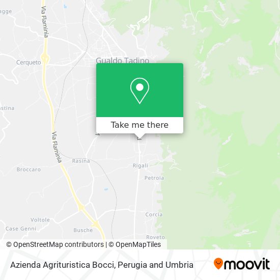 Azienda Agrituristica Bocci map