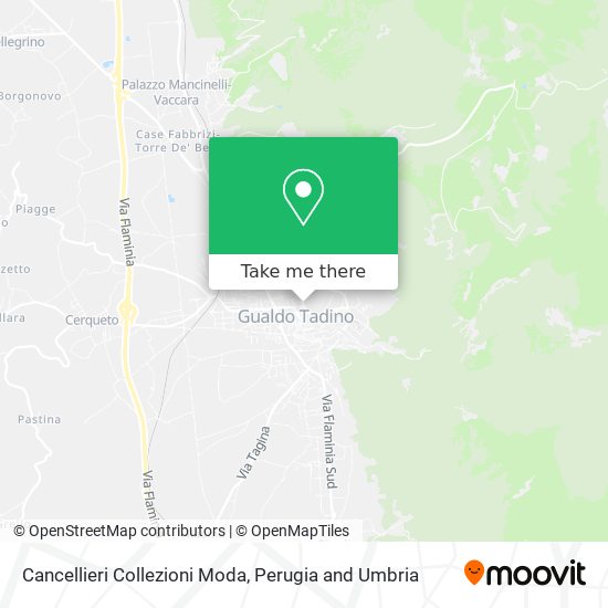 Cancellieri Collezioni Moda map
