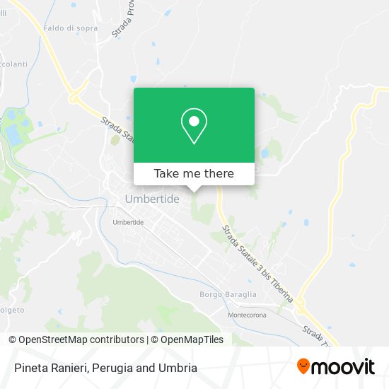 Pineta Ranieri map