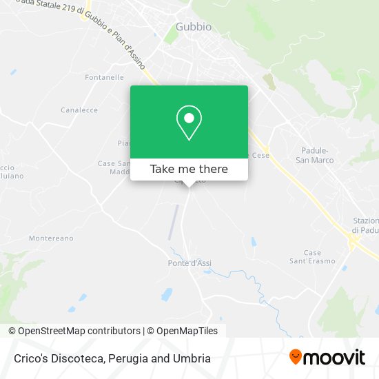 Crico's Discoteca map