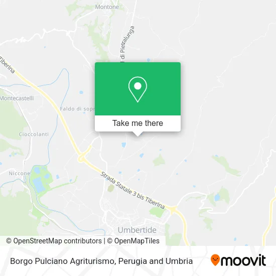 Borgo Pulciano Agriturismo map