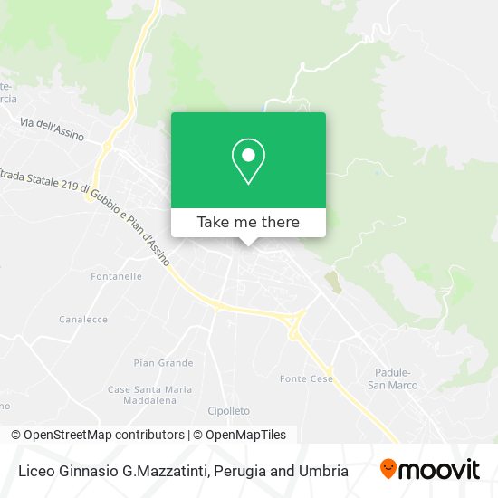 Liceo Ginnasio G.Mazzatinti map