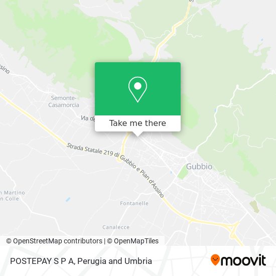 POSTEPAY S P A map