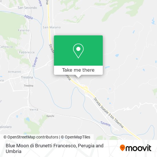 Blue Moon di Brunetti Francesco map