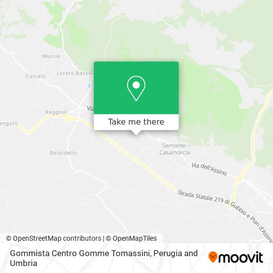Gommista Centro Gomme Tomassini map