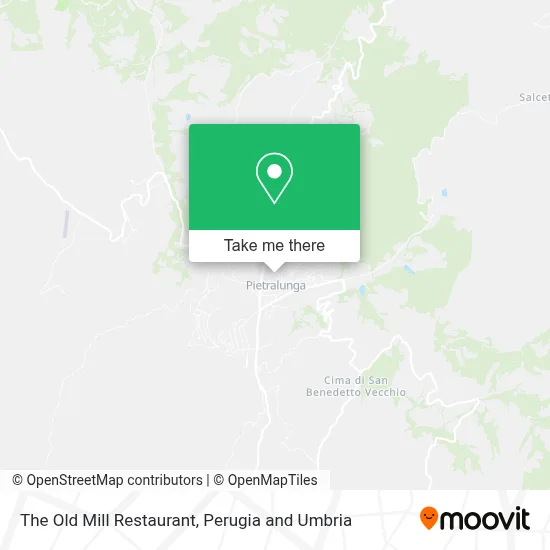 The Old Mill Restaurant map