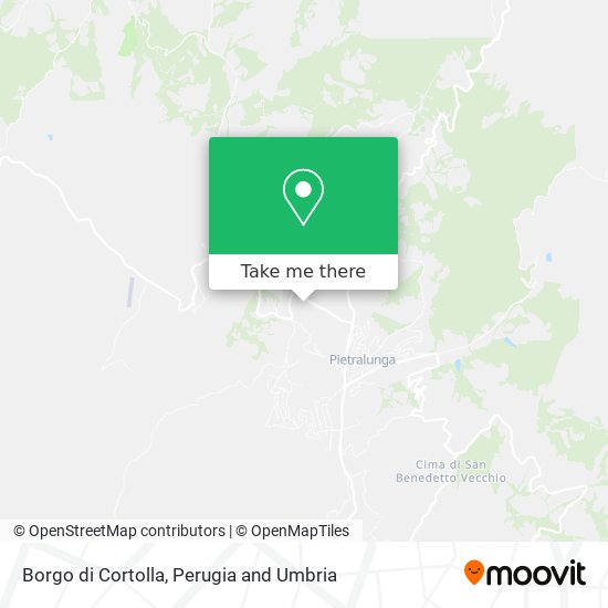 Borgo di Cortolla map