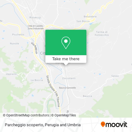 Parcheggio scoperto map