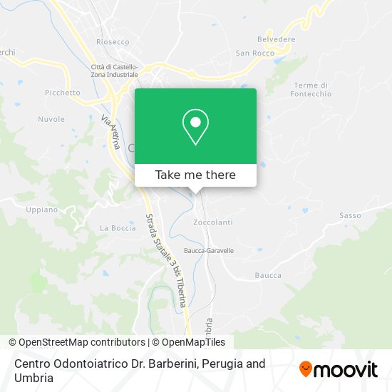 Centro Odontoiatrico Dr. Barberini map