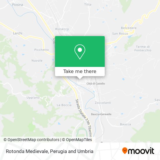 Rotonda Medievale map
