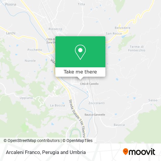 Arcaleni Franco map