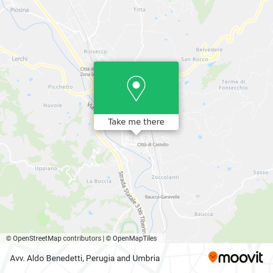 Avv. Aldo Benedetti map