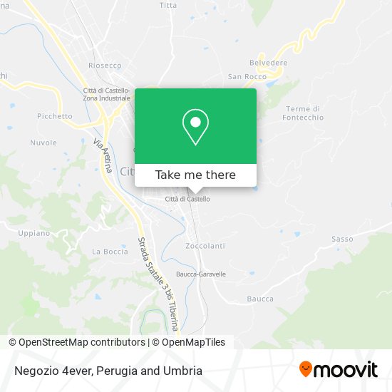 Negozio 4ever map