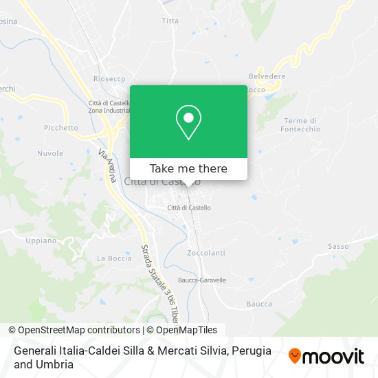 Generali Italia-Caldei Silla & Mercati Silvia map