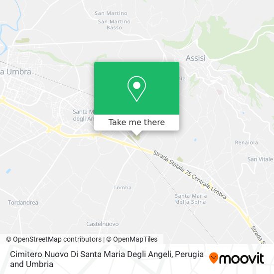 Cimitero Nuovo Di Santa Maria Degli Angeli map