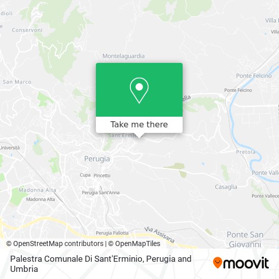 Palestra Comunale Di Sant'Erminio map