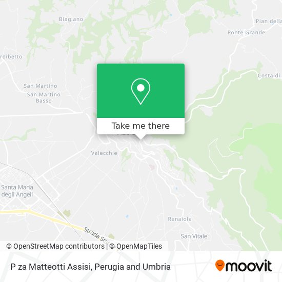 P za Matteotti Assisi map