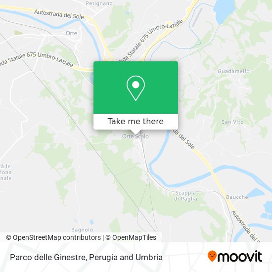 Parco delle Ginestre map