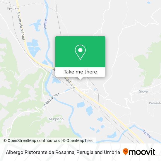 Albergo Ristorante da Rosanna map