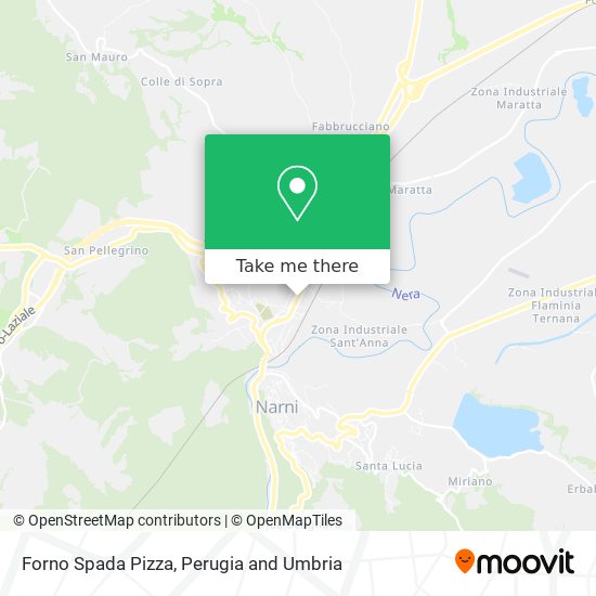 Forno Spada Pizza map