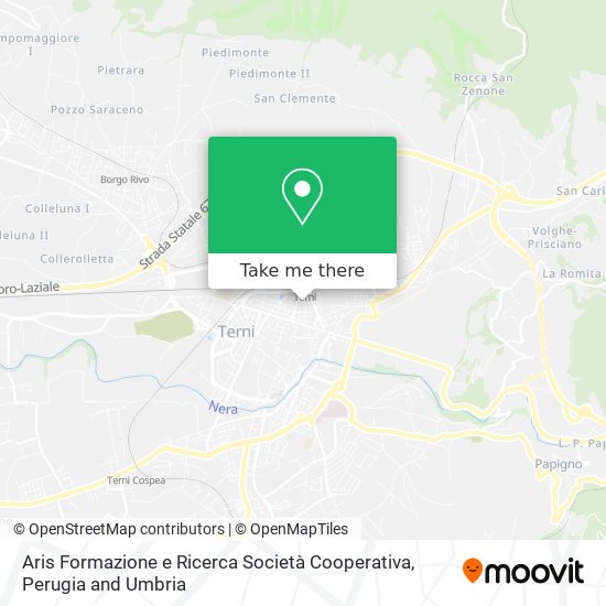 Aris Formazione e Ricerca Società Cooperativa map