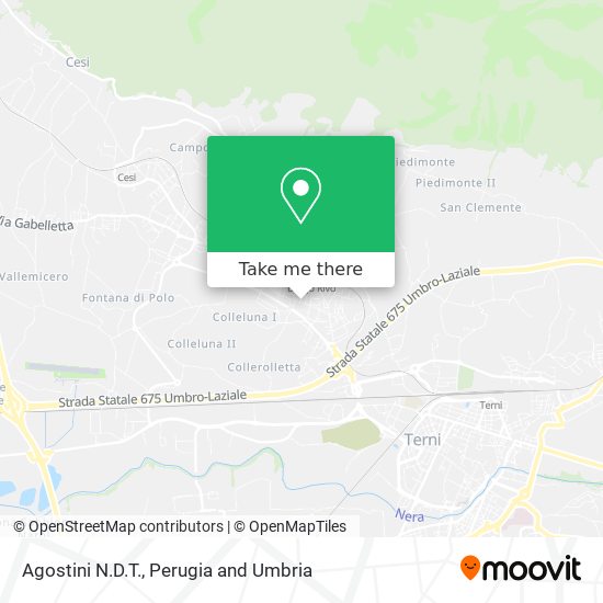 Agostini N.D.T. map