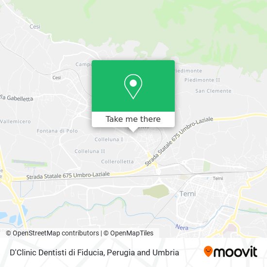 D'Clinic Dentisti di Fiducia map