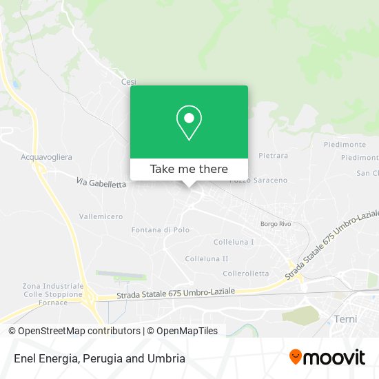 Enel Energia map