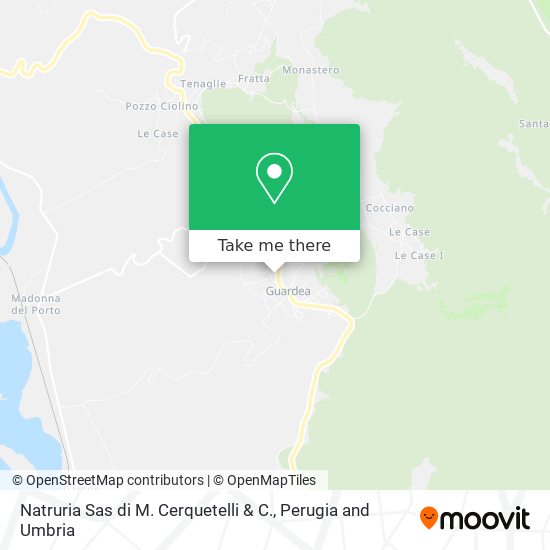 Natruria Sas di M. Cerquetelli & C. map