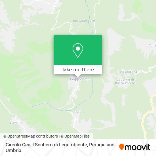 Circolo Cea il Sentiero di Legambiente map