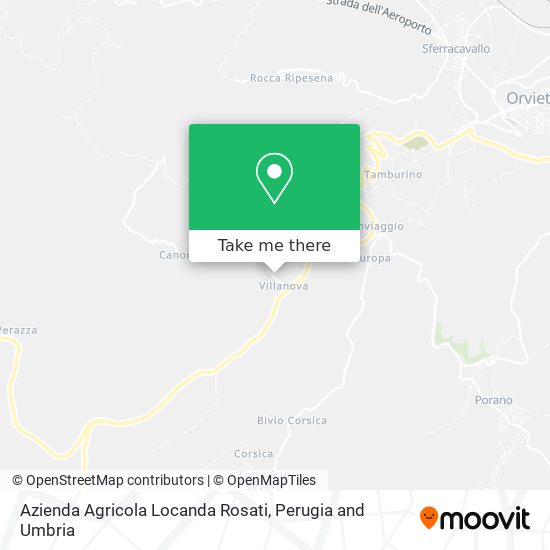 Azienda Agricola Locanda Rosati map