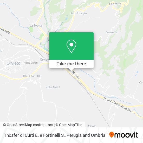 Incafer di Curti E. e Fortinelli S. map