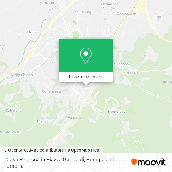 Casa Rebecca in Piazza Garibaldi map