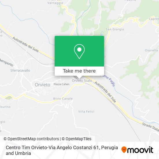 Centro Tim Orvieto-Via Angelo Costanzi 61 map
