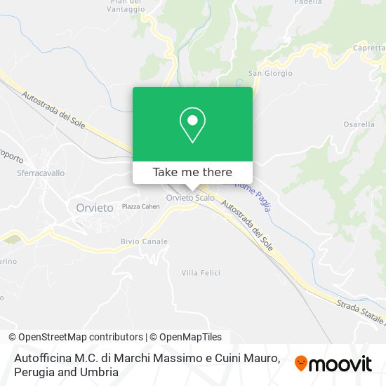 Autofficina M.C. di Marchi Massimo e Cuini Mauro map