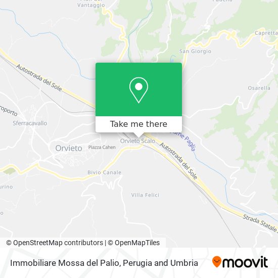 Immobiliare Mossa del Palio map