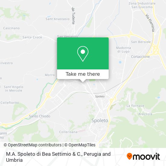 M.A. Spoleto di Bea Settimio & C. map