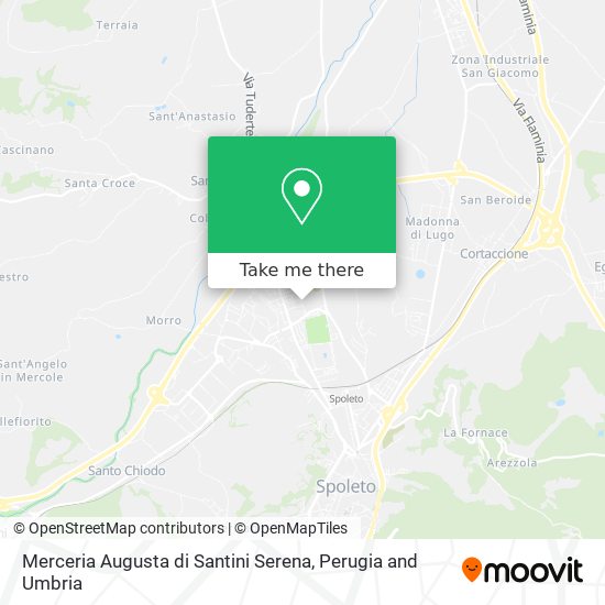 Merceria Augusta di Santini Serena map