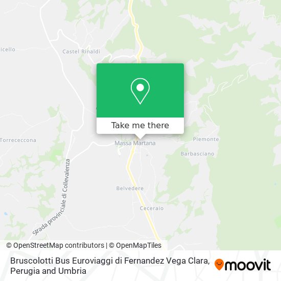 Bruscolotti Bus Euroviaggi di Fernandez Vega Clara map