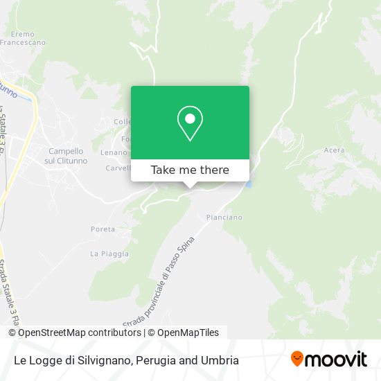 Le Logge di Silvignano map