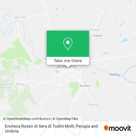 Enoteca Rosso di Sera di Todini Molli map