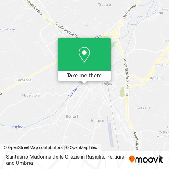 Santuario Madonna delle Grazie in Rasiglia map