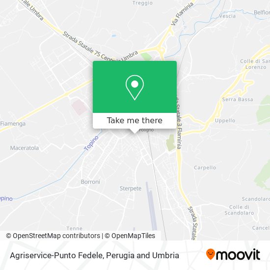 Agriservice-Punto Fedele map