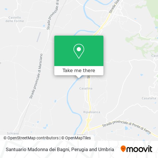 Santuario Madonna dei Bagni map