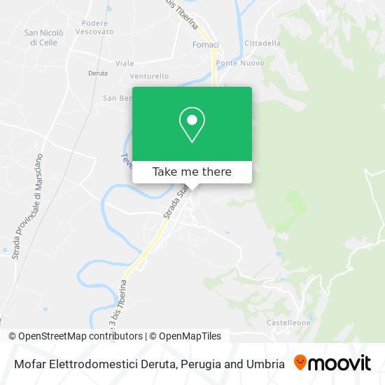 Mofar Elettrodomestici Deruta map