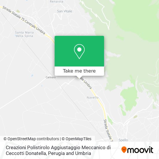 Creazioni Polistirolo Aggiustaggio Meccanico di Ceccotti Donatella map