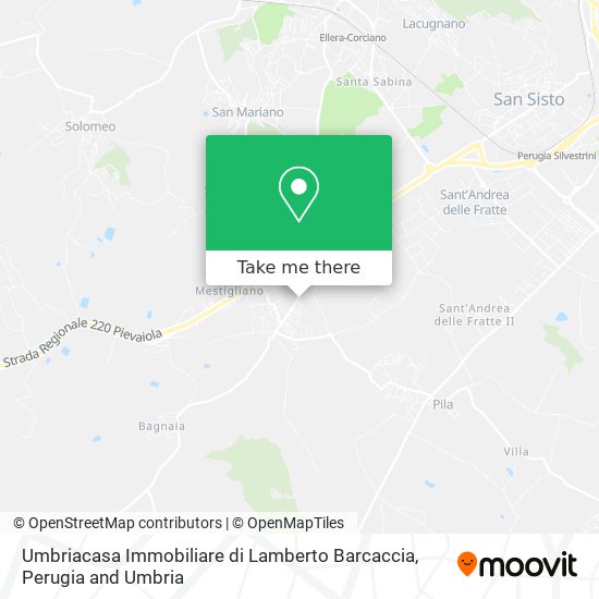 Umbriacasa Immobiliare di Lamberto Barcaccia map