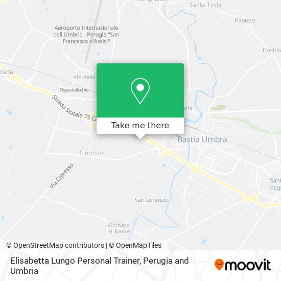 Elisabetta Lungo Personal Trainer map