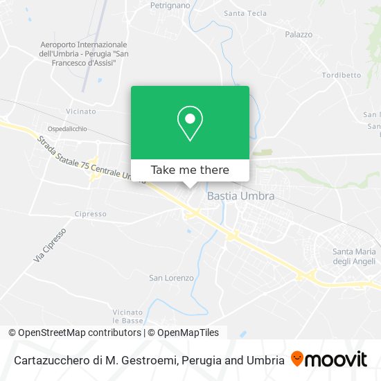 Cartazucchero di M. Gestroemi map